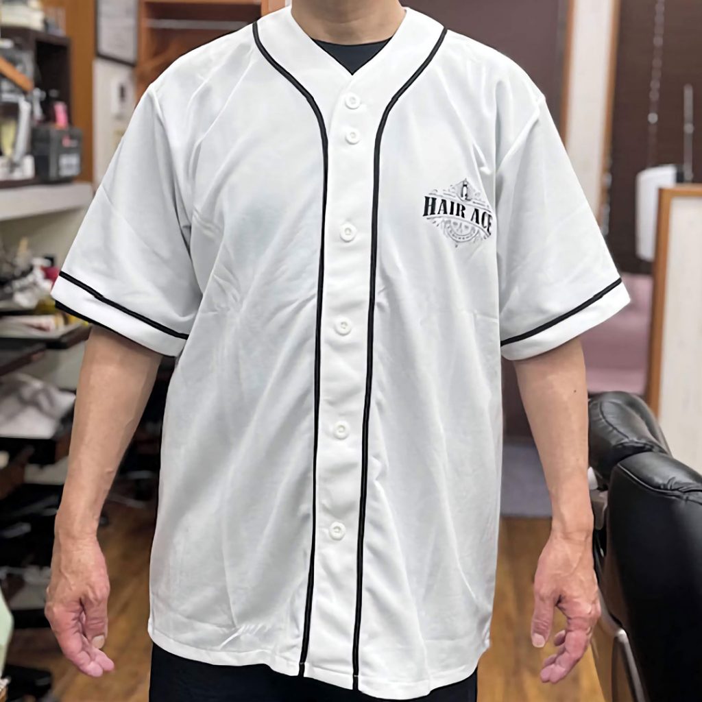 ベースボールシャツ DTFプリント