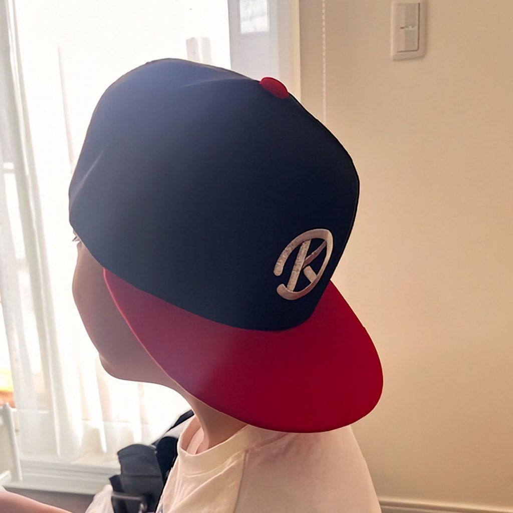 オリジナルキャップ刺繍