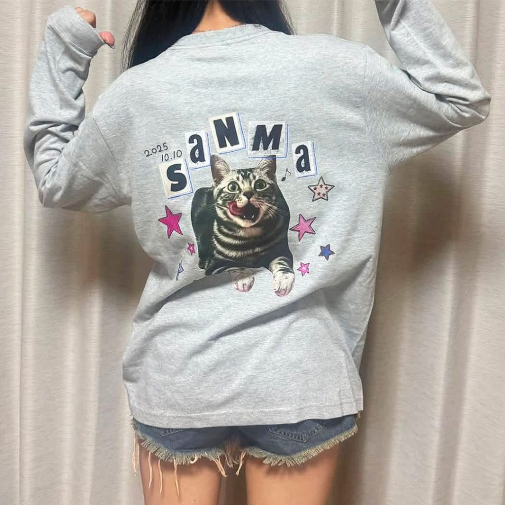 オリジナルロングTシャツ　DTFプリント
